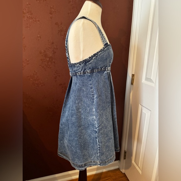 NWT Blue Denim Dress - Picture 2 of 4